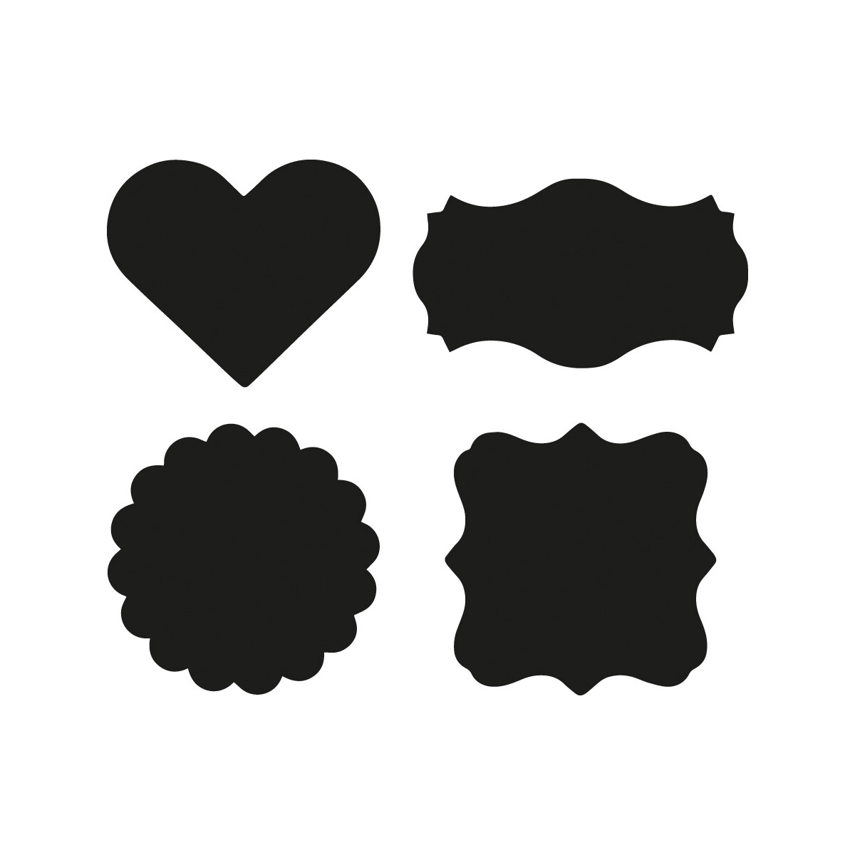 Candyetiketten Täfelchen