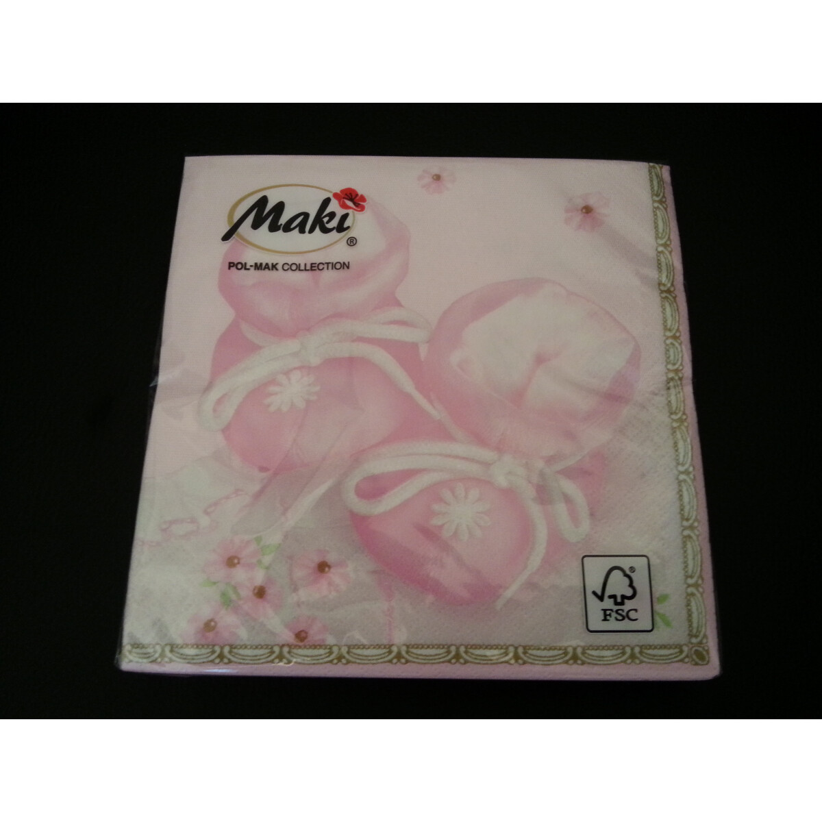 Servietten Baby Rosa