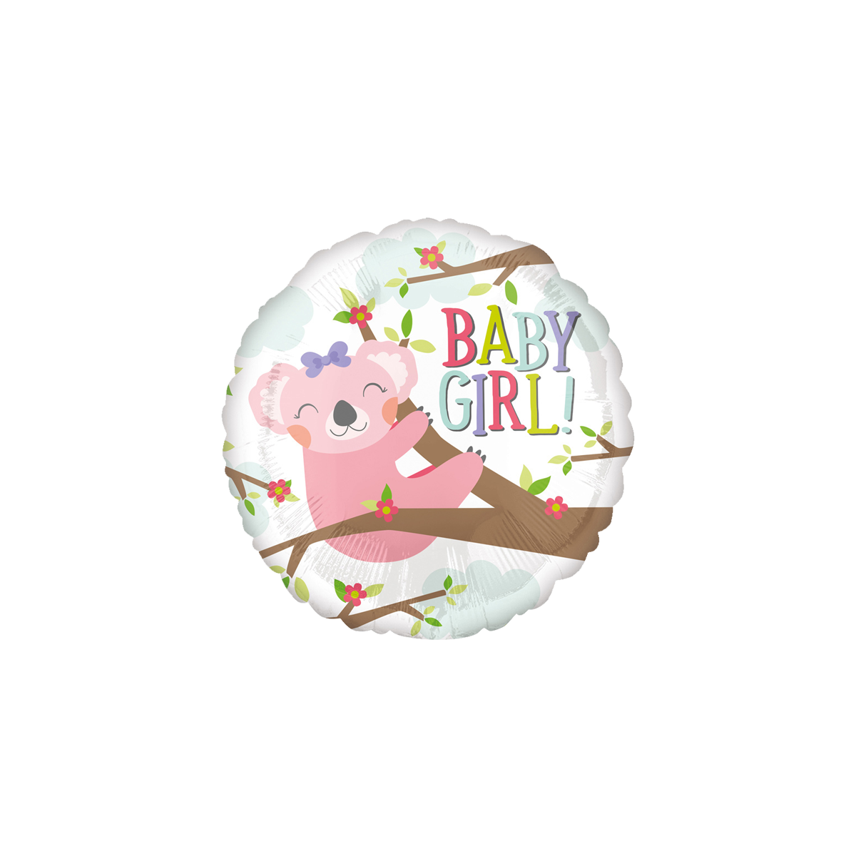 Folienballon Babygirl – mit Heliumfüllung