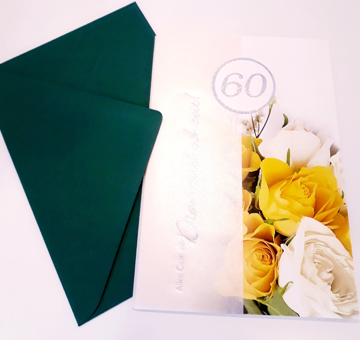 Billet Alles Gute zur Diamanthochzeit!