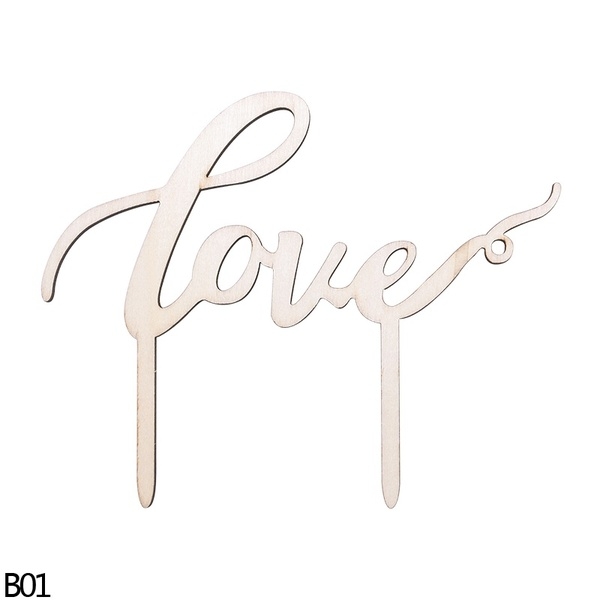 Tortendeko Love Rustikal