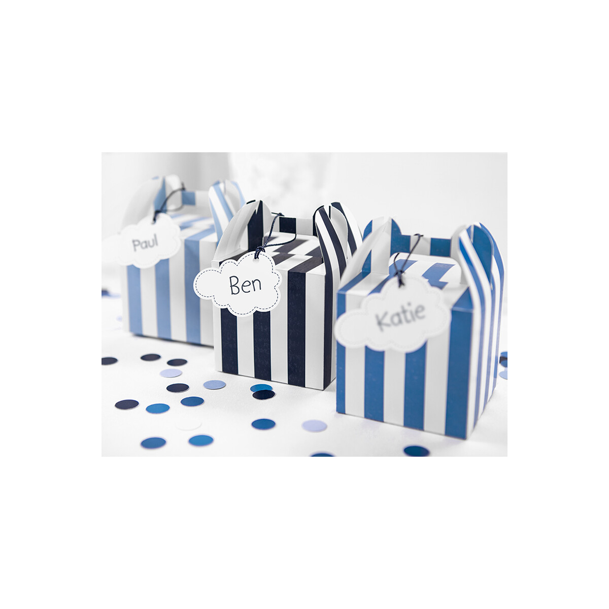 Candybarbox Blau-Weiß