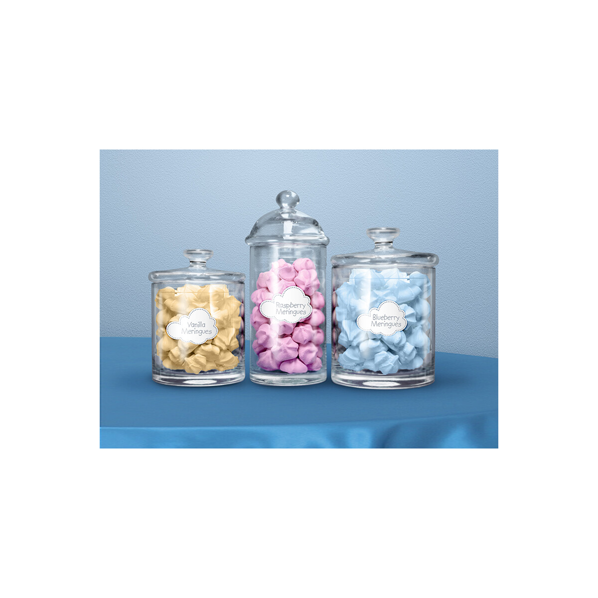 Candybaretiketten Wolke