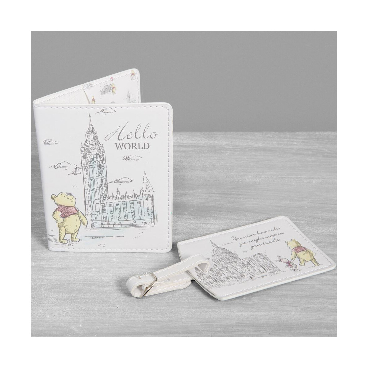 Passhülle und Kofferanhänger Winnie Pooh