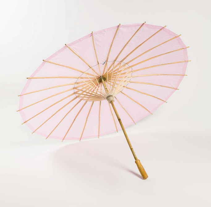 Blumenmädchenschirm Sommernacht