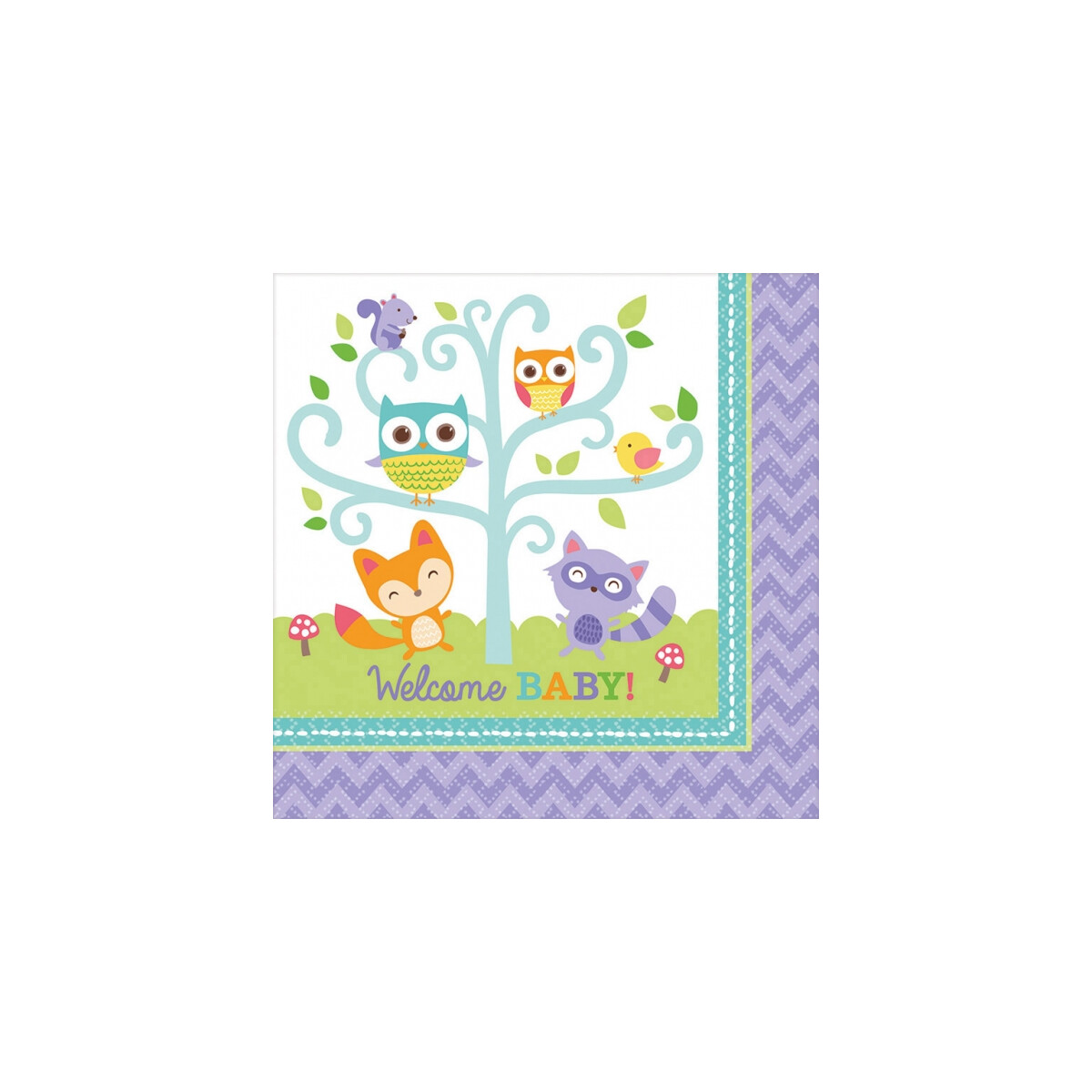Servietten Welcome Baby